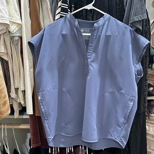 Figs Women's Slate Blue Blouse